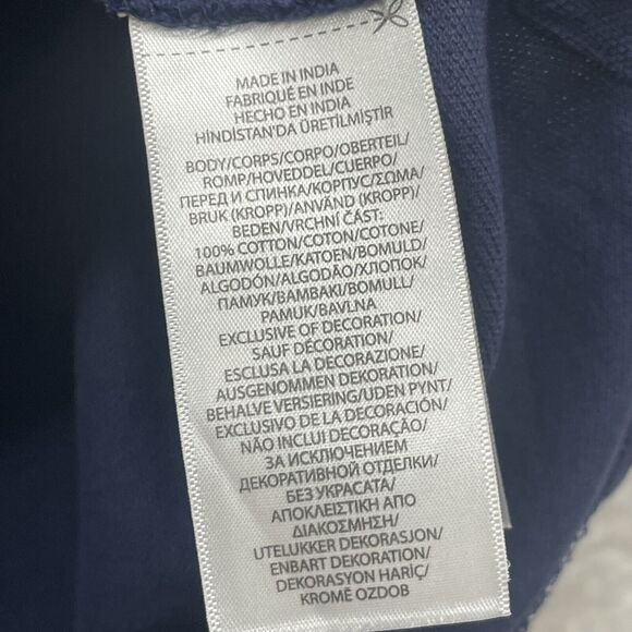 Polo Ralph Lauren Shirt Boys Large 14/16 Blue Yellow Big Pony Rugby Heritage - Picture 6 of 10